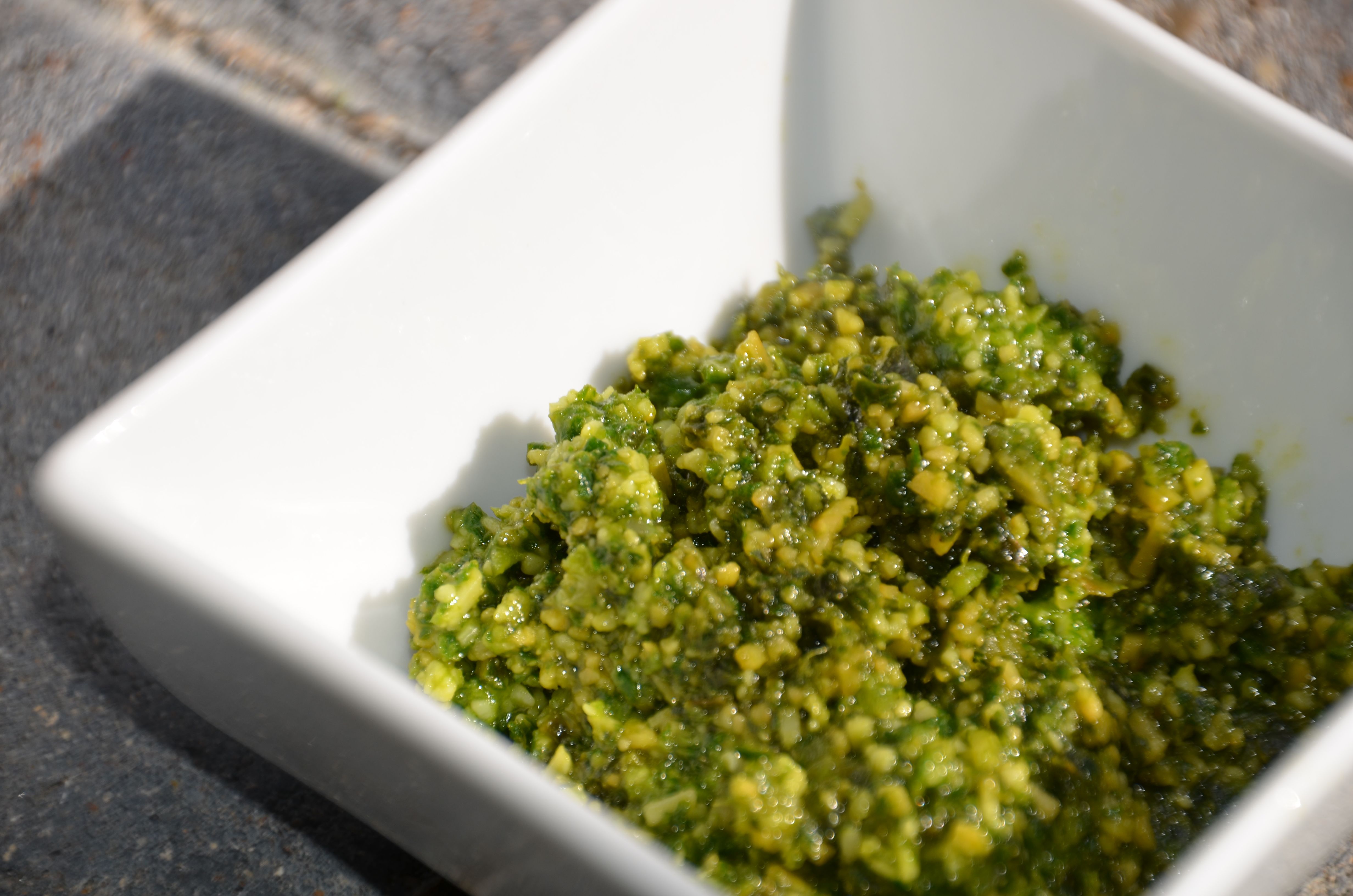 Warm House Cozy KitchenSkinny Basil Pesto - Warm House Cozy Kitchen